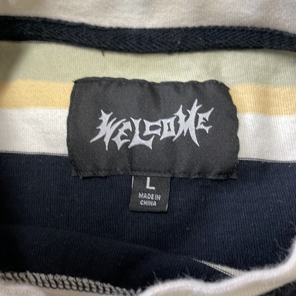 Welcome Brand 100% heavy weight striped tee - Picture 4 of 6